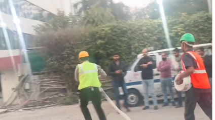 अगर अचानक आग लग जाए तो क्या करें? जी मीडिया परिसर में दी गई खास ट्रेनिंग